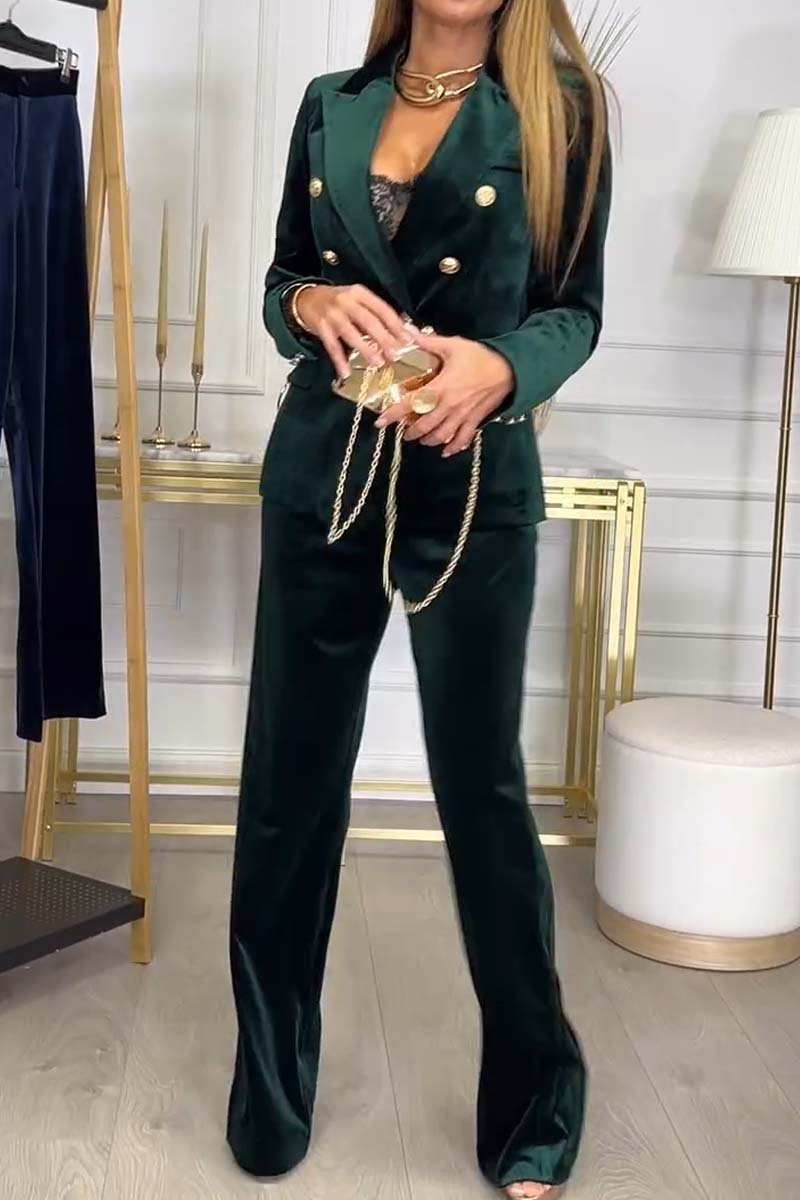 Double-Breasted Two-Piece Suit