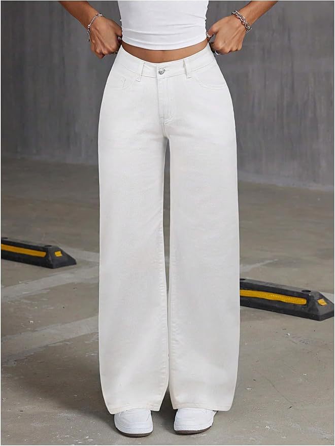 Bow-Knot Embroidered Jeans