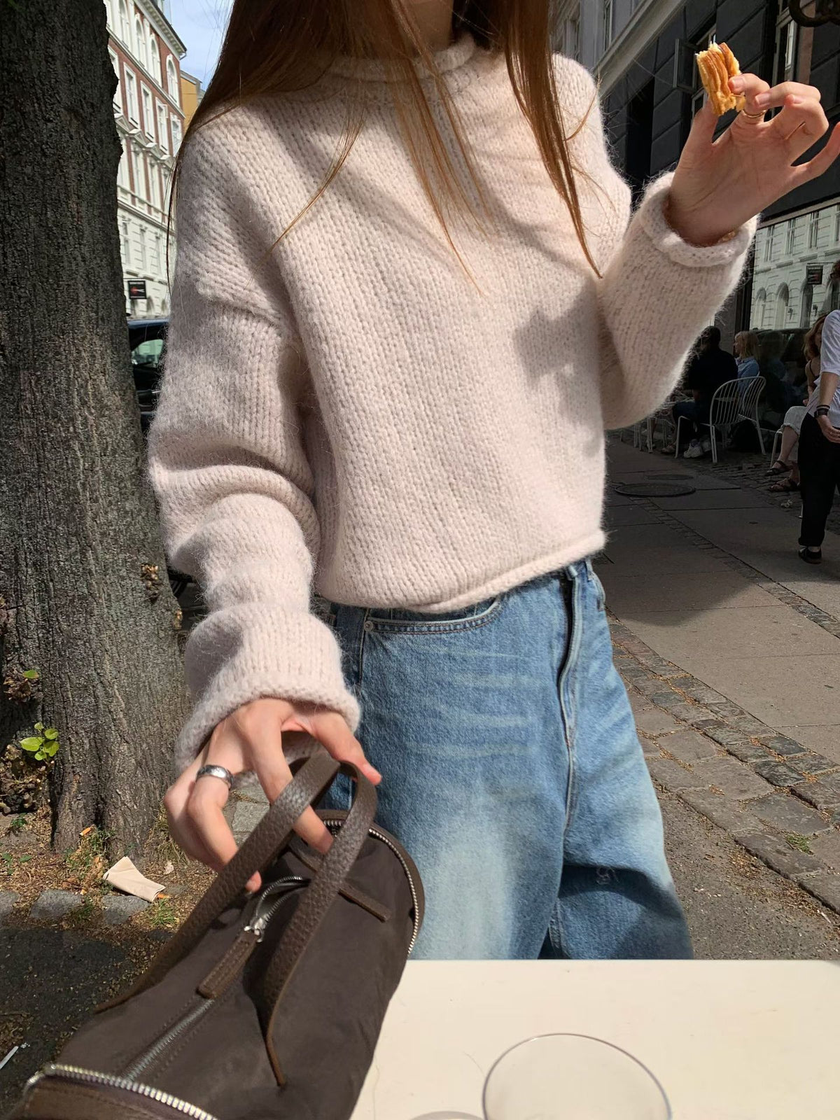 Wool Hemmed Sweater