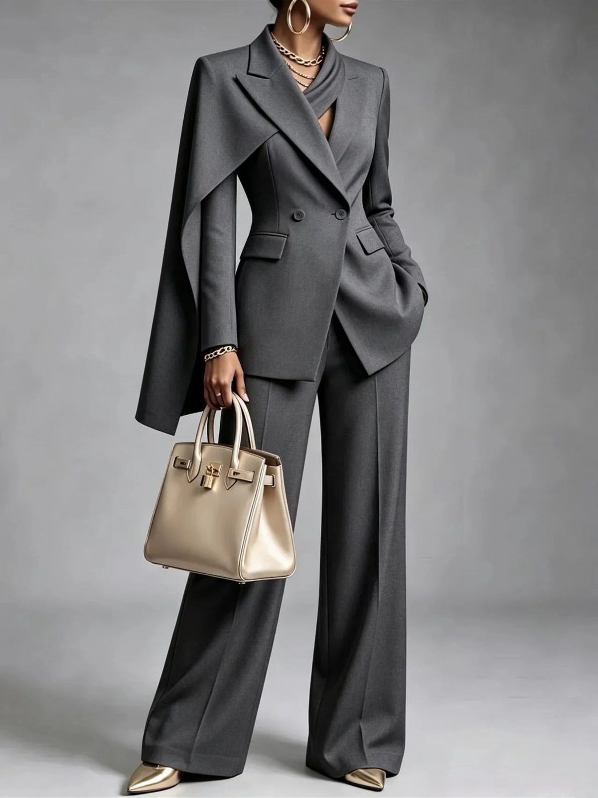 Two-Piece Pantsuit Pants