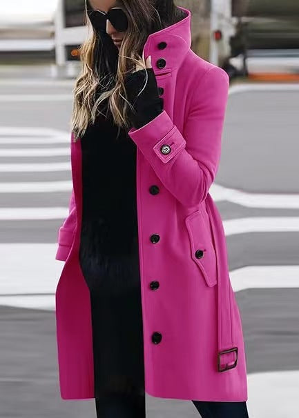Slim Fit Woolen Coat