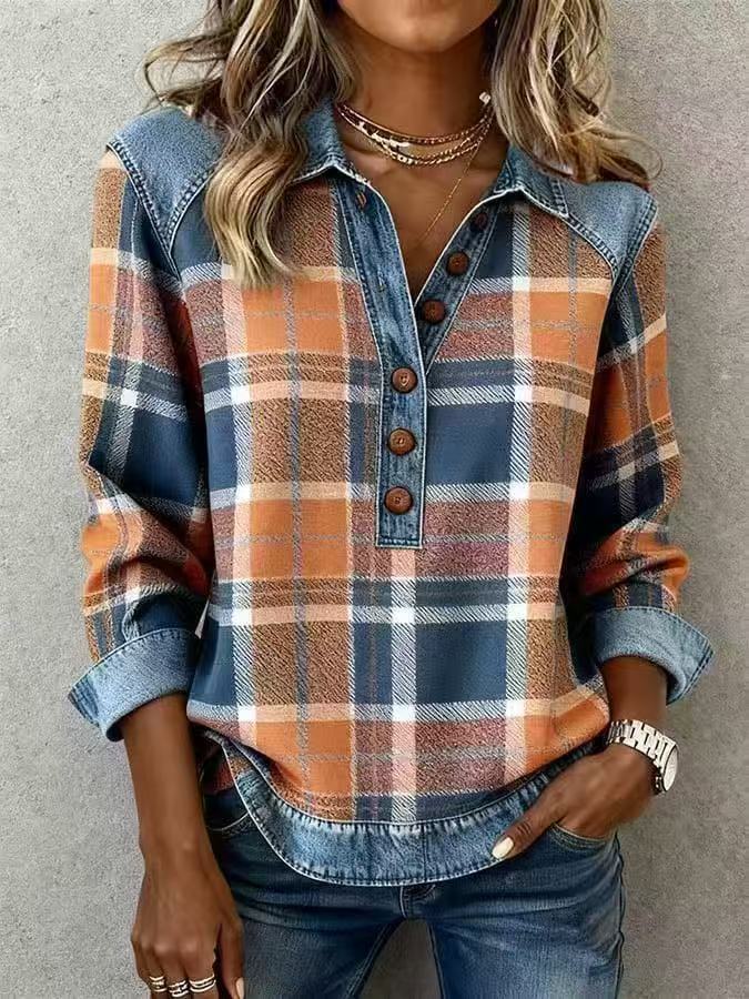 Women'S Loose-Fitting Lapel Sweater