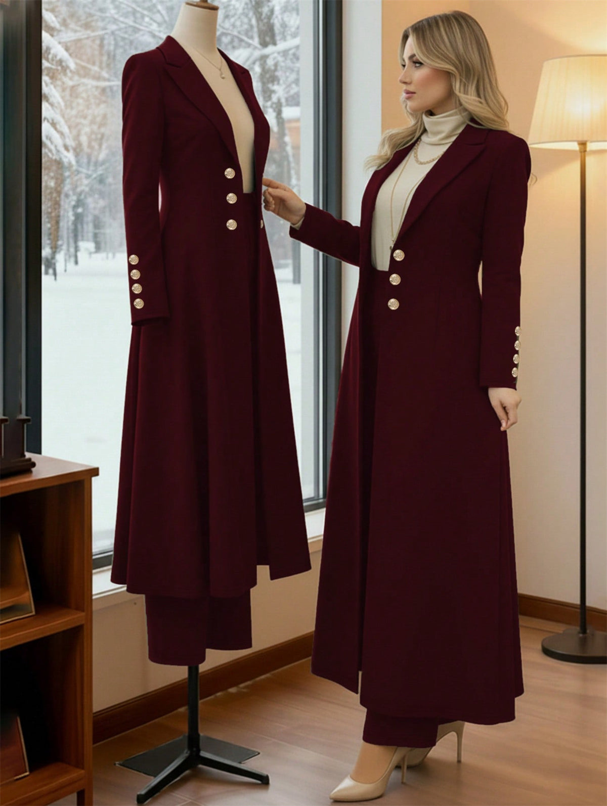 Vintage Coat Pants Set