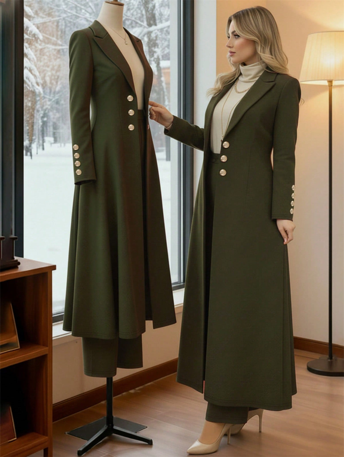 Vintage Coat Pants Set