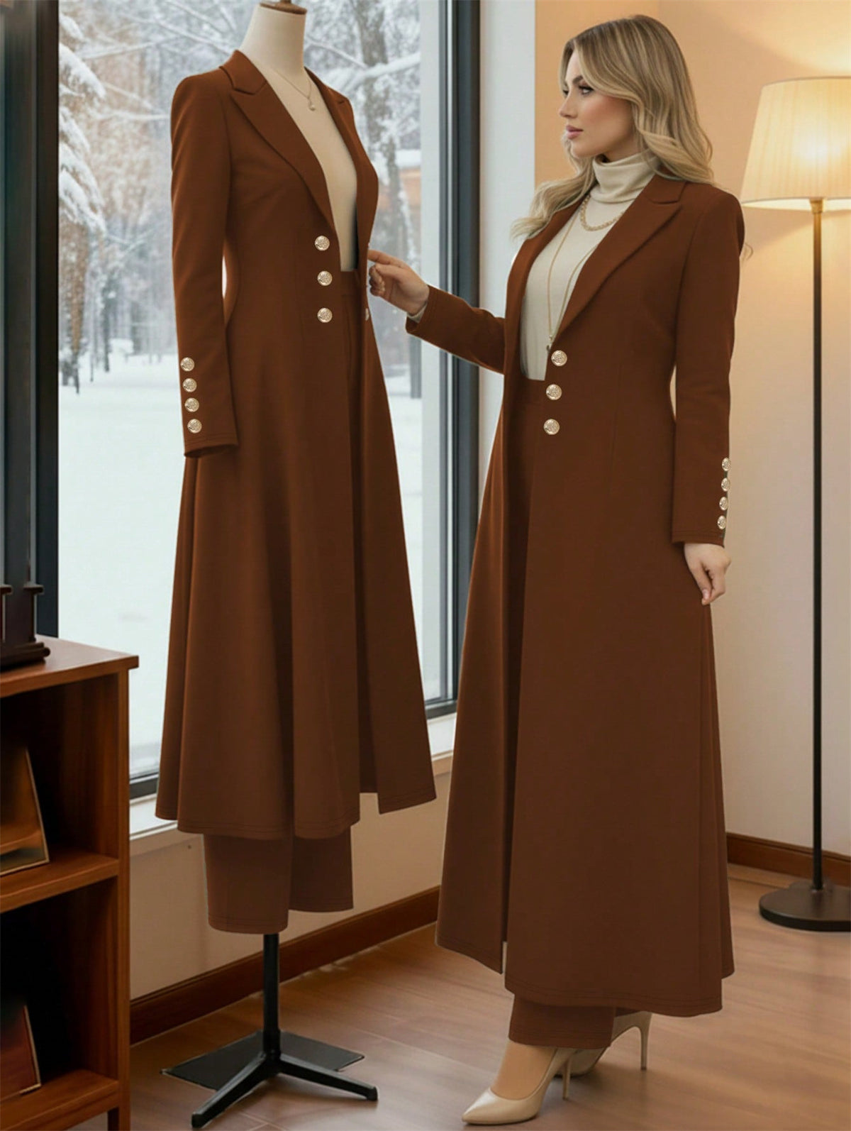 Vintage Coat Pants Set