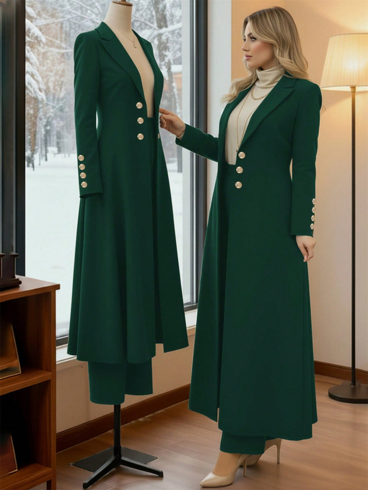 Vintage Coat Pants Set