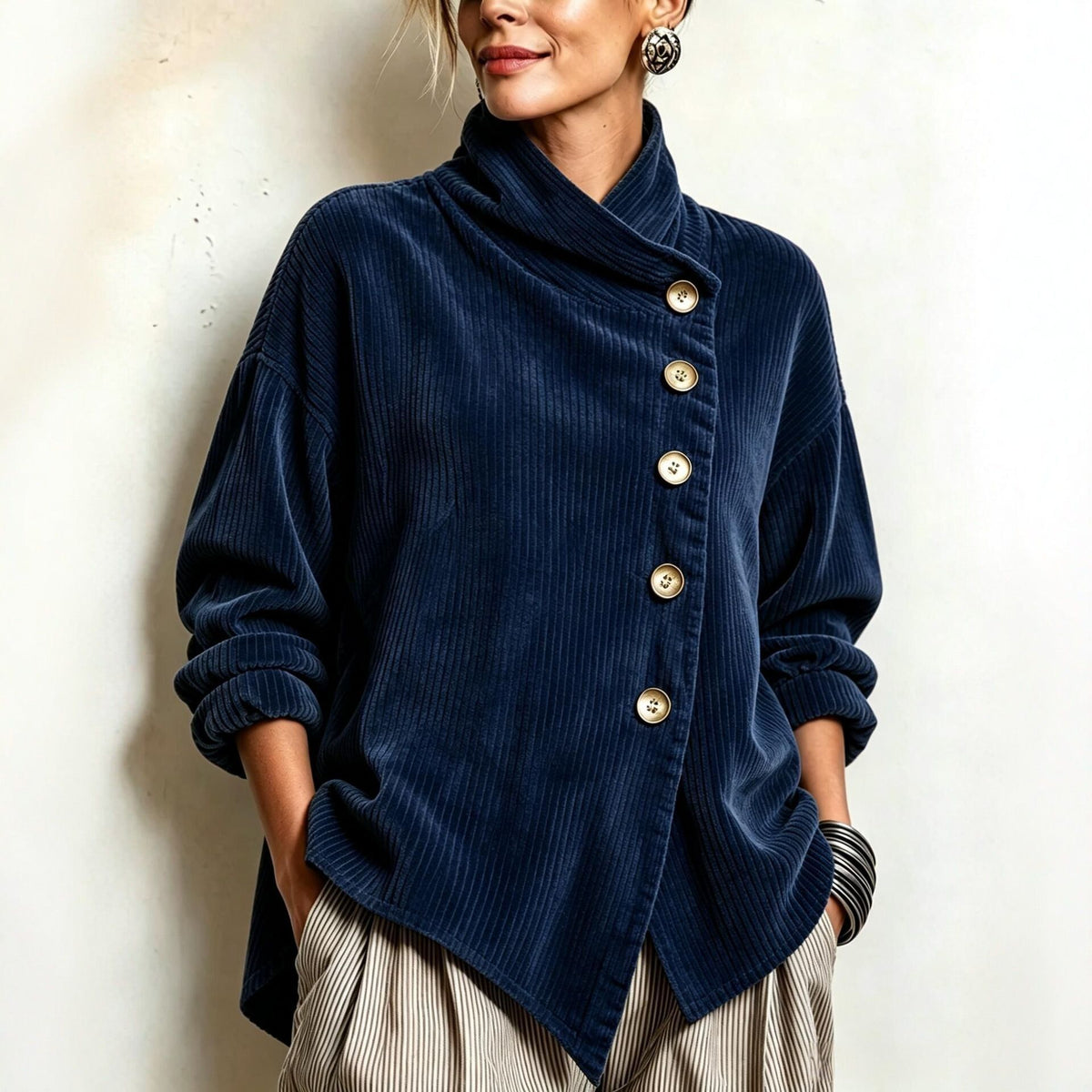 French Relaxed Retro Top
