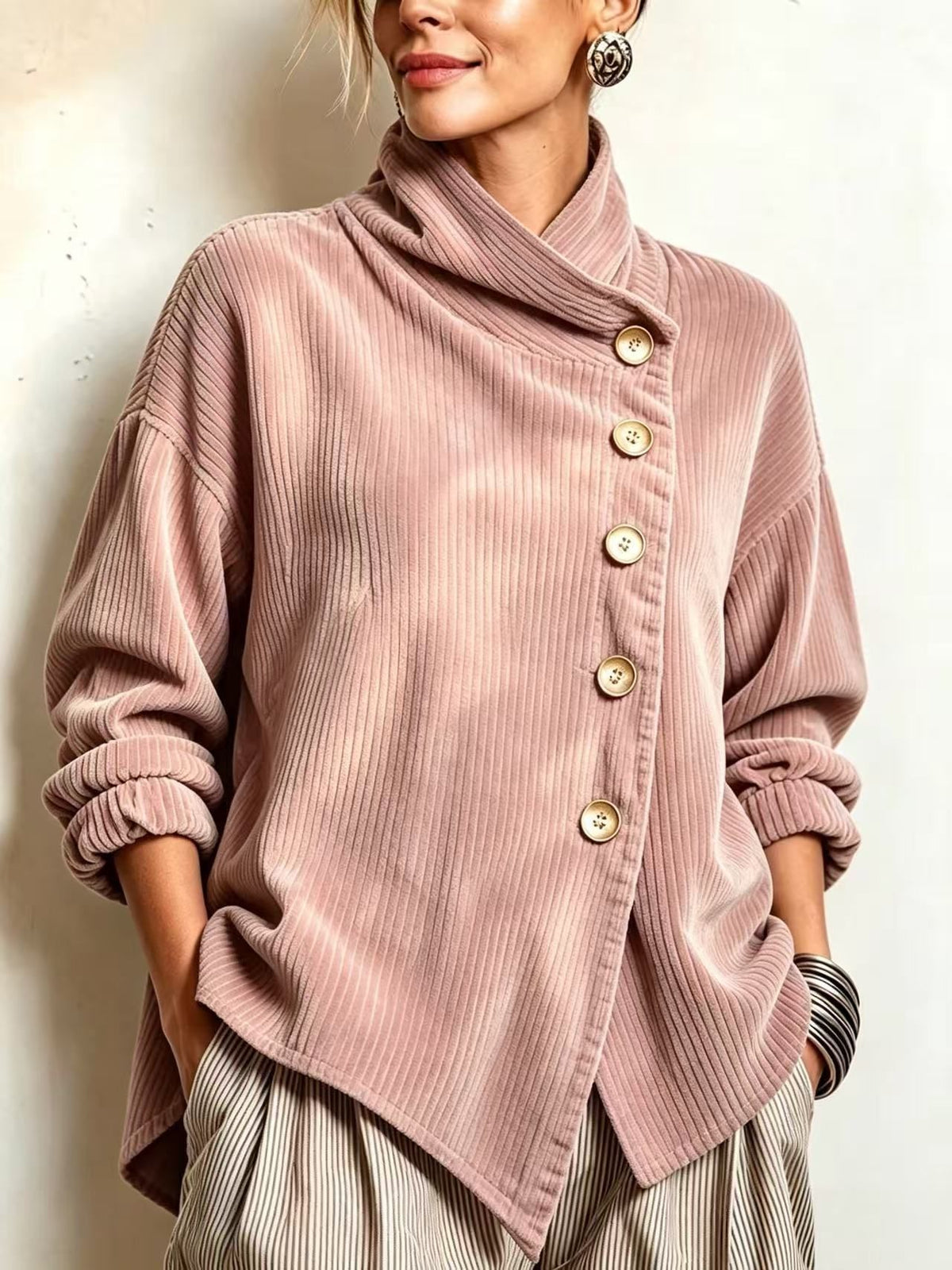 French Relaxed Retro Top