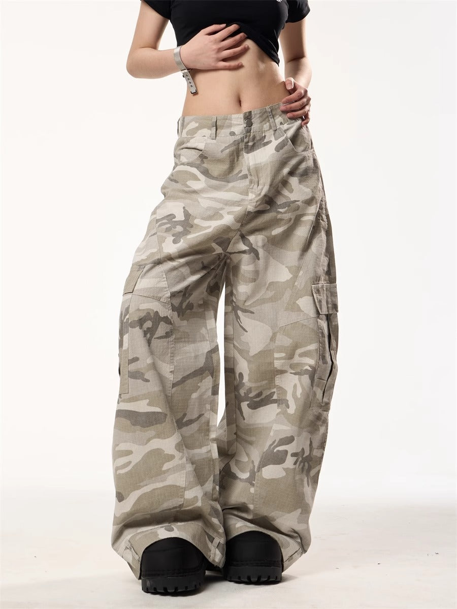High Street Vintage Camouflage Overalls