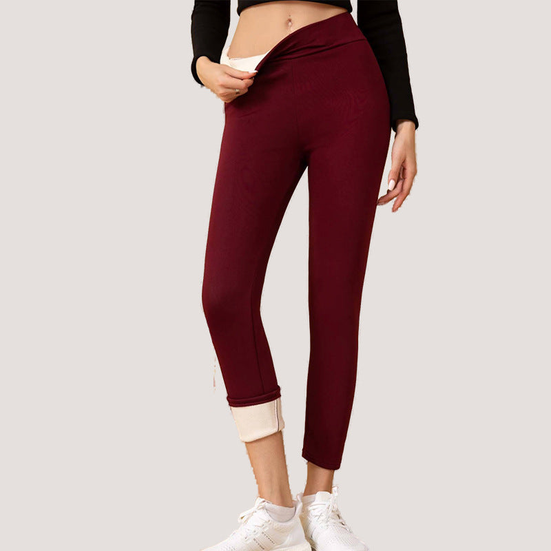 Exterior-Wearing Leg Warm Pants