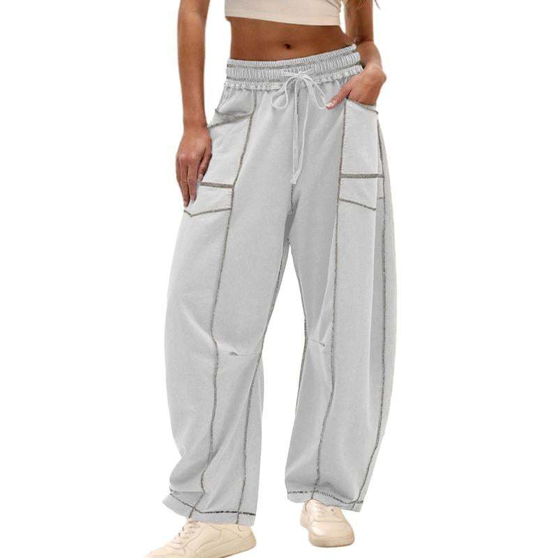 Fashion Drawstring Casual Pants