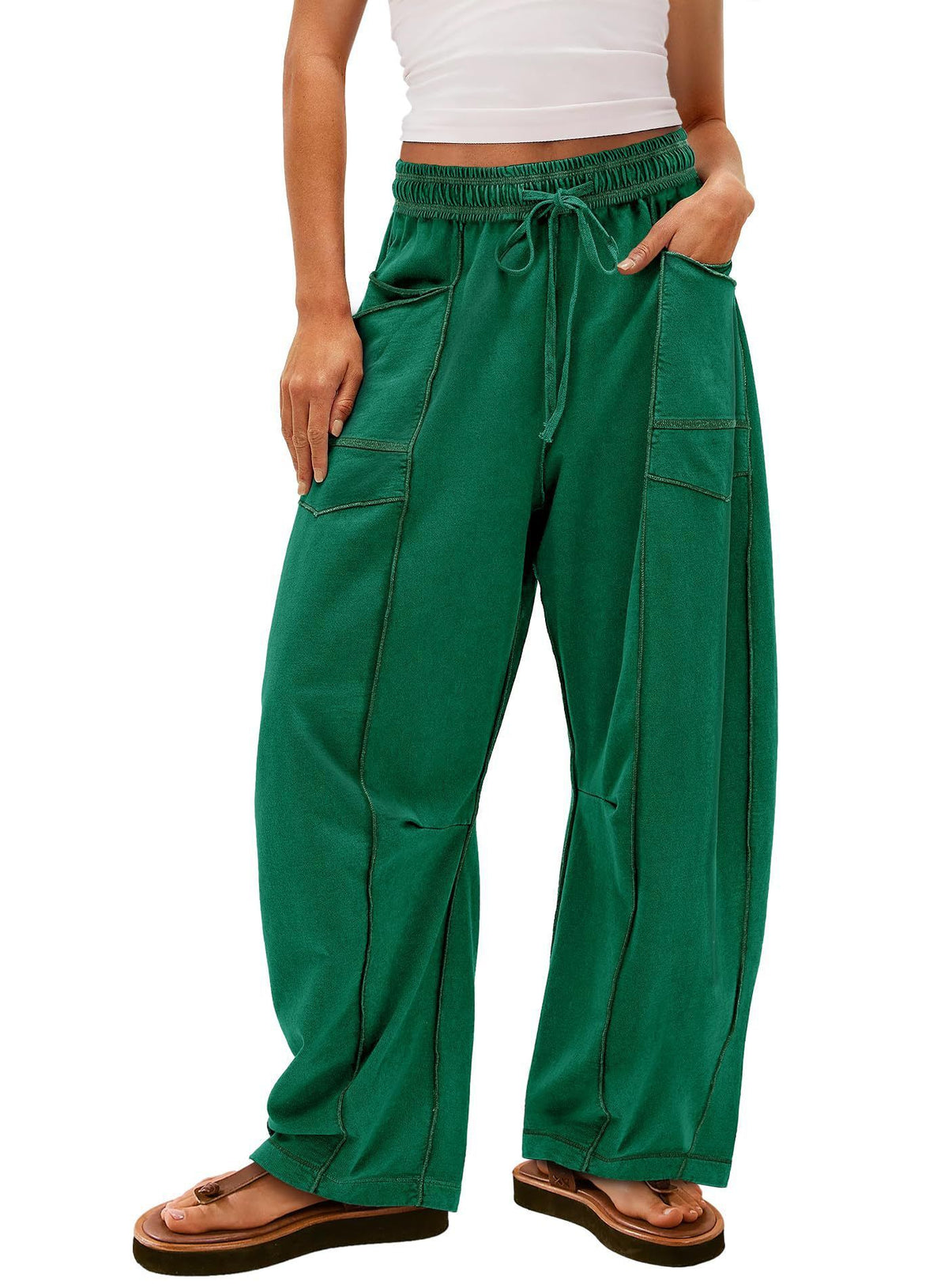 Fashion Drawstring Casual Pants