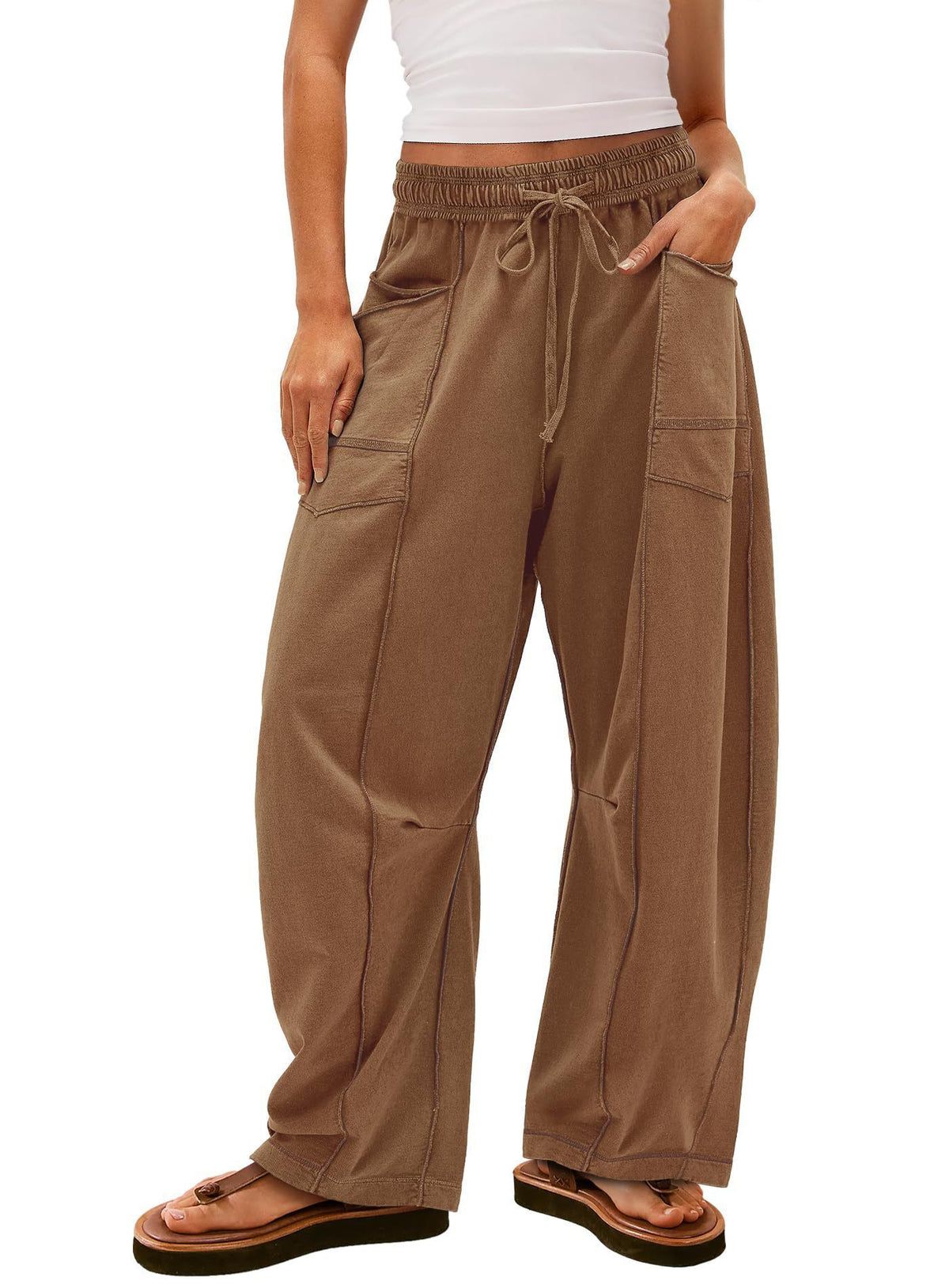 Fashion Drawstring Casual Pants