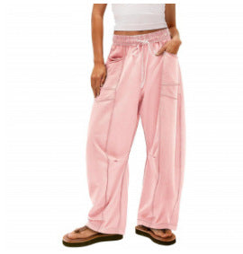 Fashion Drawstring Casual Pants