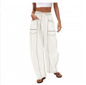 Fashion Drawstring Casual Pants