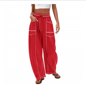 Fashion Drawstring Casual Pants