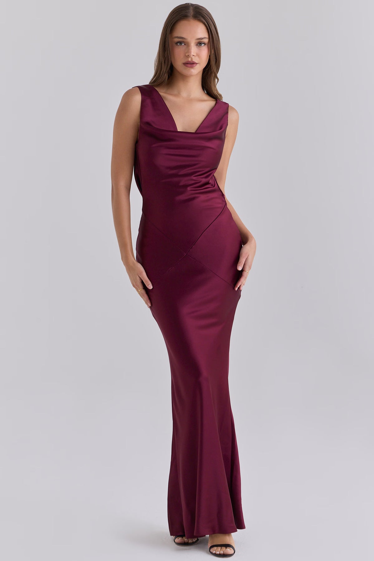 Satin Slim Dress