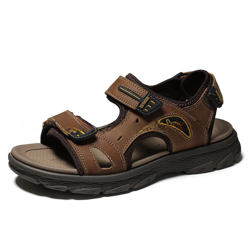 Summer Top-Layer Cowhide Sandals